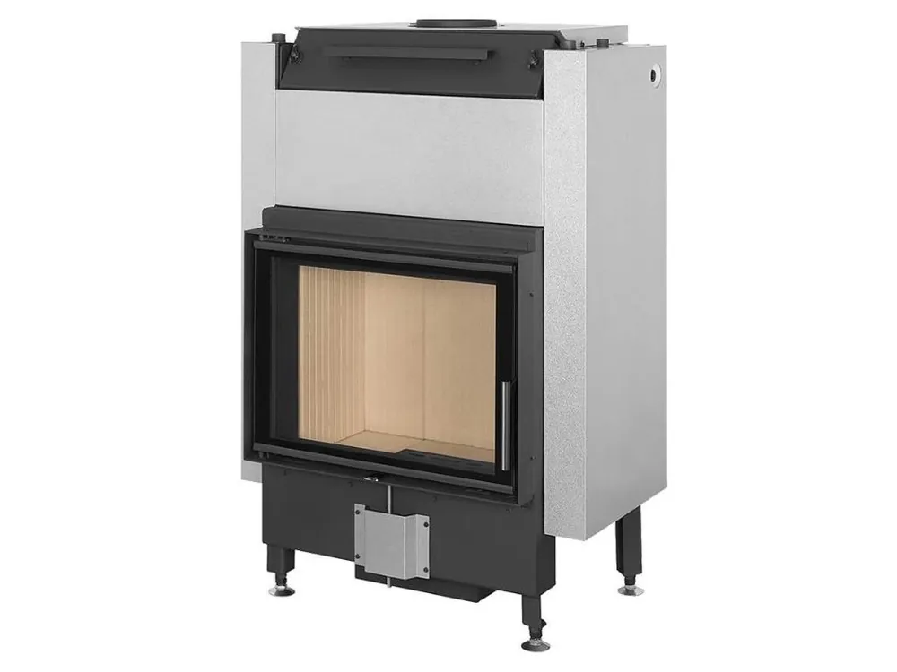 Romotop Vložka krbová DYNAMIC W 2G 66.50.01P, 5,8 - 15,1 kW s teplovodním výměníkem 11,3 kW a trojsklem