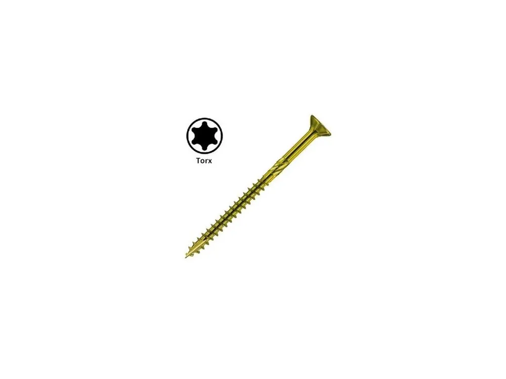 Vrut stavební se zápustnou hlavou torx, 6x200/73 mm