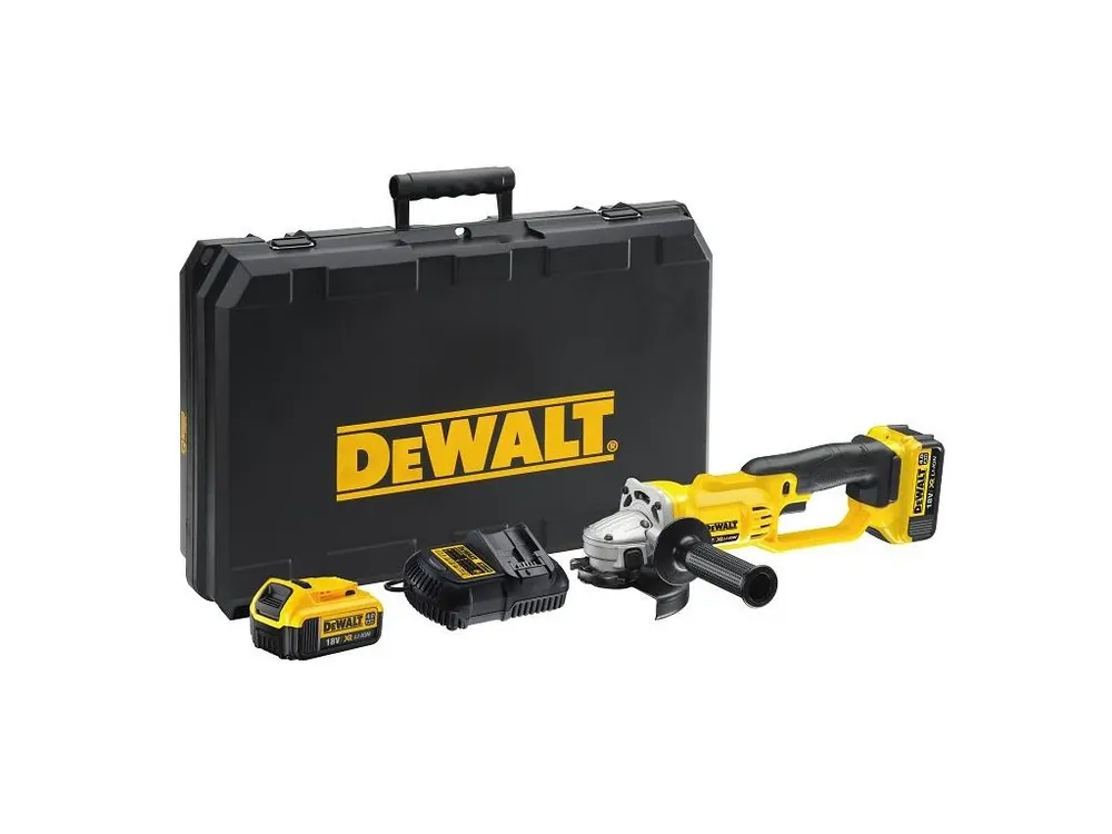 Aku bruska úhlová 125mm 18V XR 4,0Ah Li-Ion DCG412M2 DeWALT