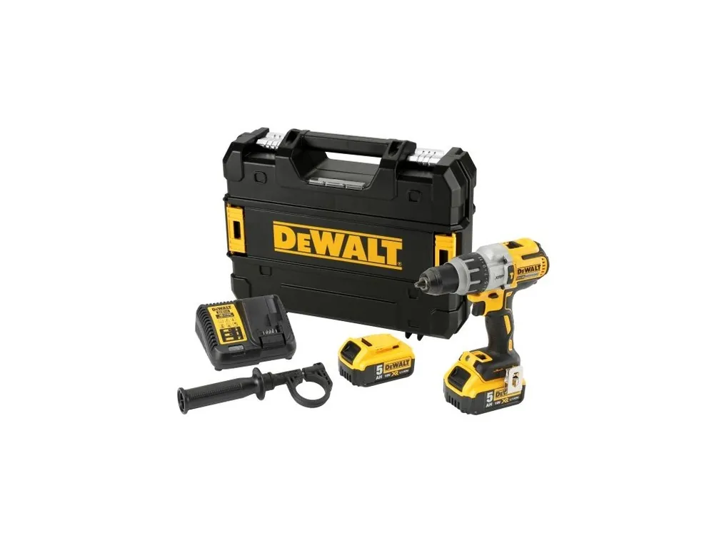 Aku bezuhlíková příklepová vrtačka 18V XR 5,0Ah Li-Ion DCD996P2 DeWALT
