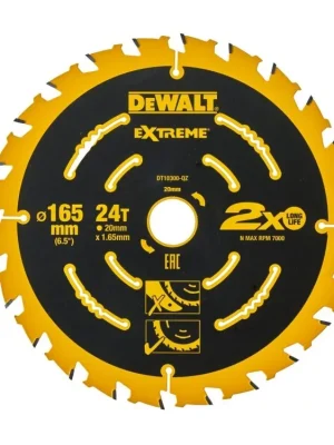 Pilový kotouč 165x1,6x20mm, 24 zubů DT10300 DeWALT