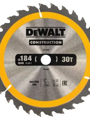 Pilový kotouč 184x1,7x16mm, 30 zubů DT1940 DeWALT