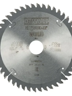 Pilový kotouč 190x2,6x30mm, 48 zubů DT4094 DeWALT
