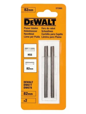 Nůž do hoblíku 82mm HSS bal.2ks DT3905 DeWALT
