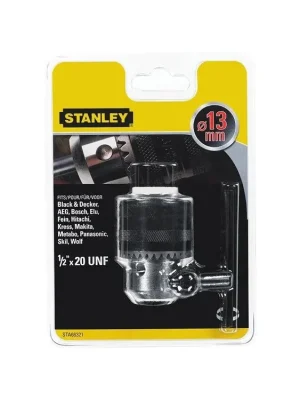 Sklíčidlo s kličkou 13mm, 1/2"-20UNF kovové STA66321 STANLEY