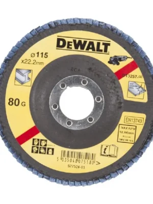 Brusný lamelový kotouč 115mm P80 vypouklý DT3257 DeWALT