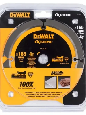 Pilový kotouč na cementovláknité desky 165 x 20 DeWALT DT1471
