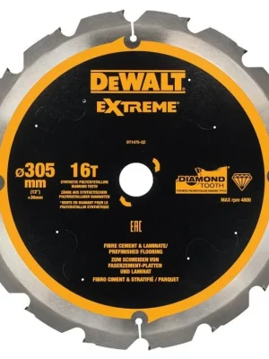 Pilový kotouč na cementovláknité desky 305 x 30 DeWALT DT1475