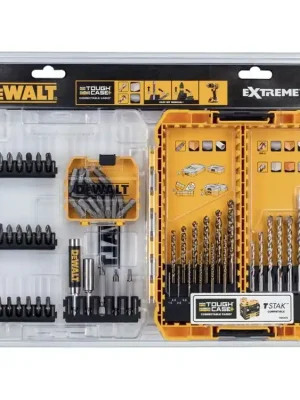Sada vrtáků do zdiva a do kovu EXTREME 63dílná DeWALT DT70759