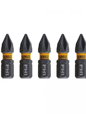 Bit 1/4" Phillips Ph1 x 25mm IMPACT Torsion bal.5ks DT7993T DeWALT