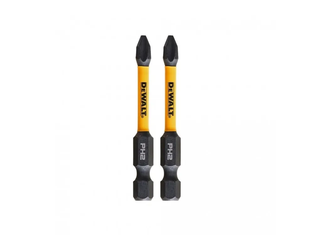 Bit 1/4" Phillips Ph2 x 57mm IMPACT Torsion bal.2ks DT70532T DeWALT