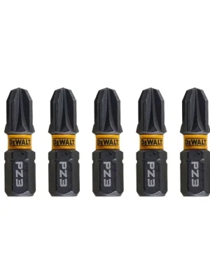 Bit 1/4" Pozidrive Pz3 x 25mm IMPACT Torsion bal.5ks DT7388T DeWALT