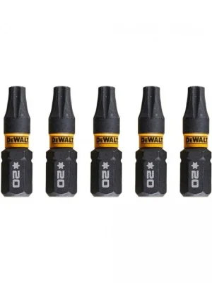 Bit 1/4" TORX T20 x 25mm IMPACT Torsion bal.5ks DT7381T DeWALT