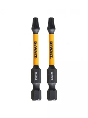 Bit 1/4" TORX T20 x 57mm IMPACT Torsion bal.2ks DT70533T DeWALT