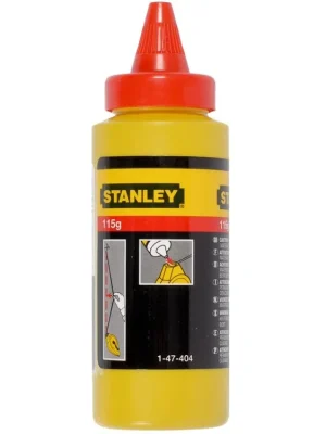 Prášková křída červená 115g STANLEY 1-47-404