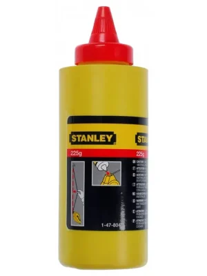 Prášková křída červená 225g STANLEY 1-47-804