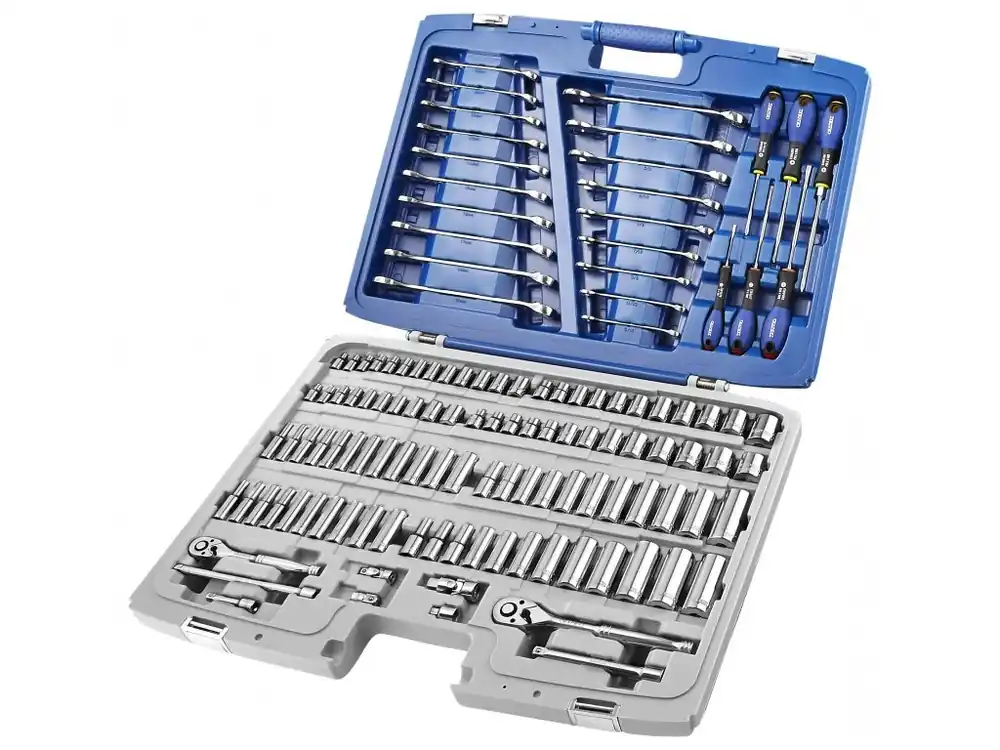Gola sada 1/4" a 3/8" nářadí a klíčů 126 dílů Tona Expert E034835