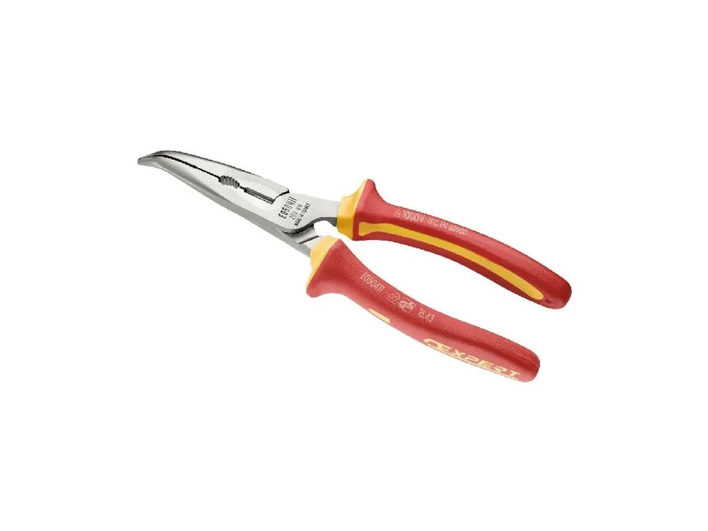 Kleště na jemnou mechaniku zahnuté 160mm 1000V Tona Expert E050410