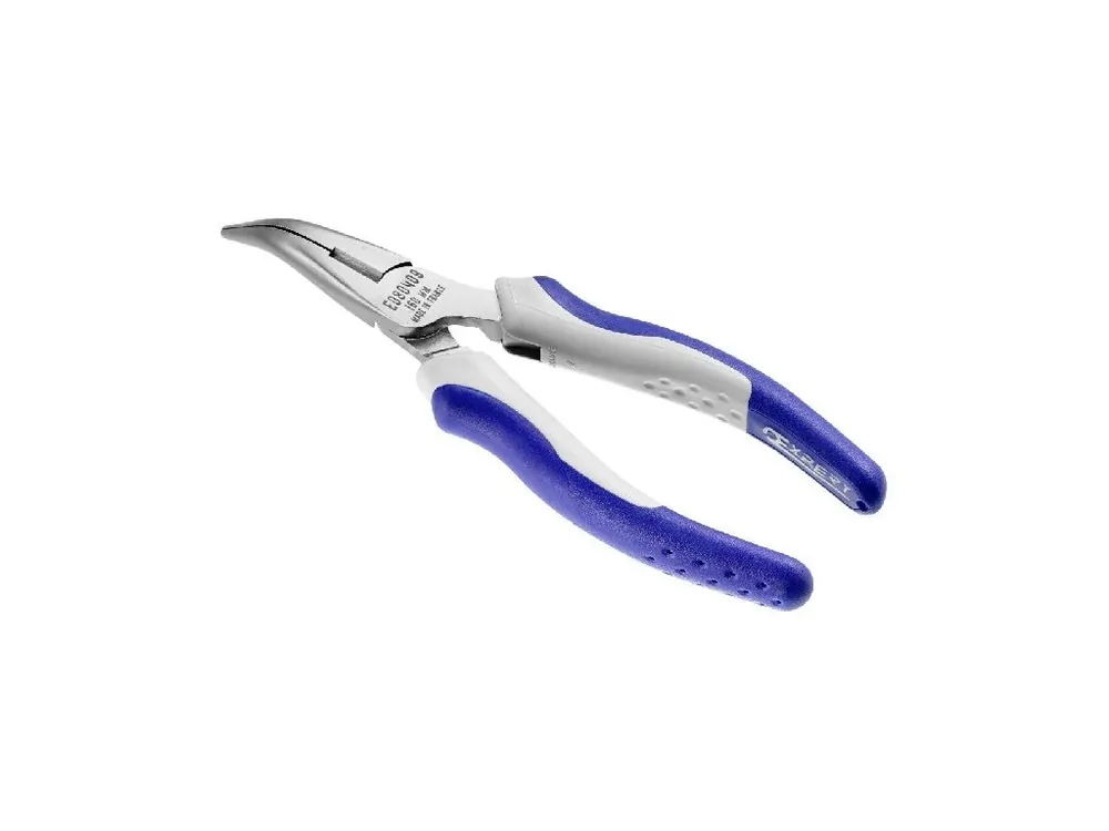 Kleště na jemnou mechaniku zahnuté 200mm Tona Expert E080410