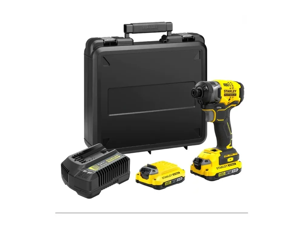 Aku rázový utahovák třírychlostní 1/4" 18V 2,0 Ah Li-Ion SFMCF820D2K Stanley FatMax V20