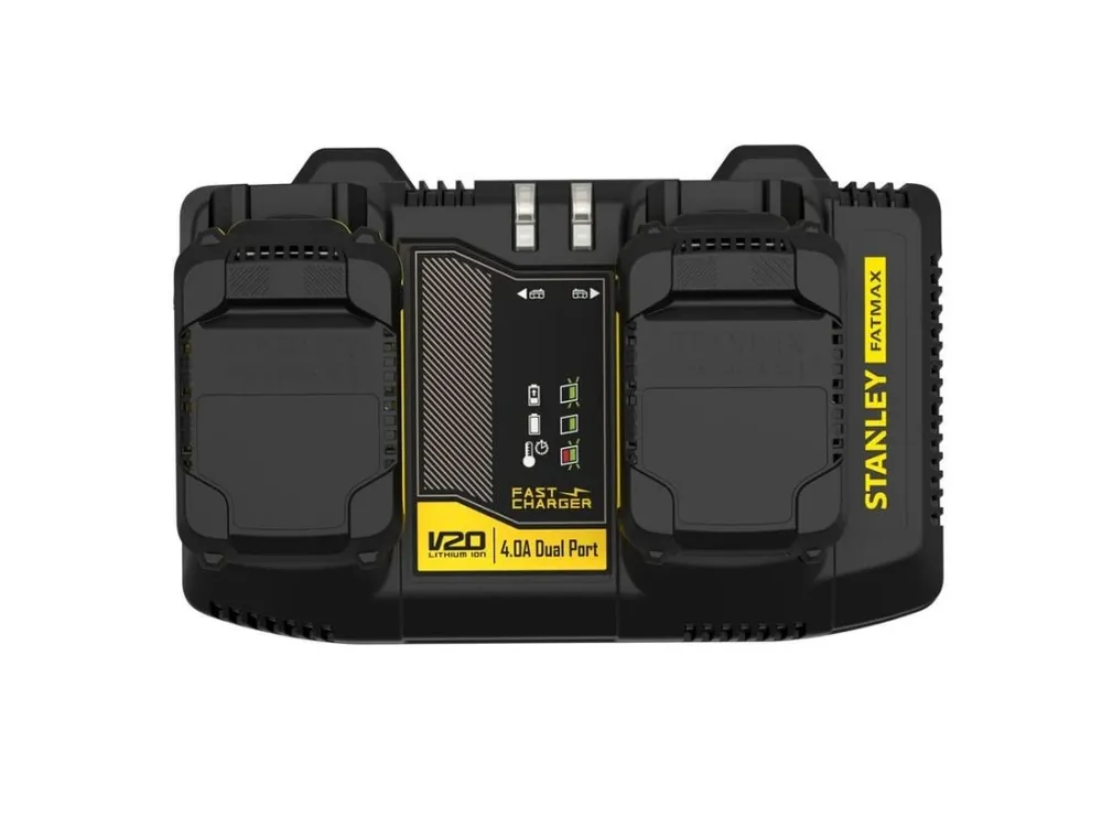 Nabíječka pro zásuvné baterie 2x 4A 18V SFMCB24 Stanley FatMax V20