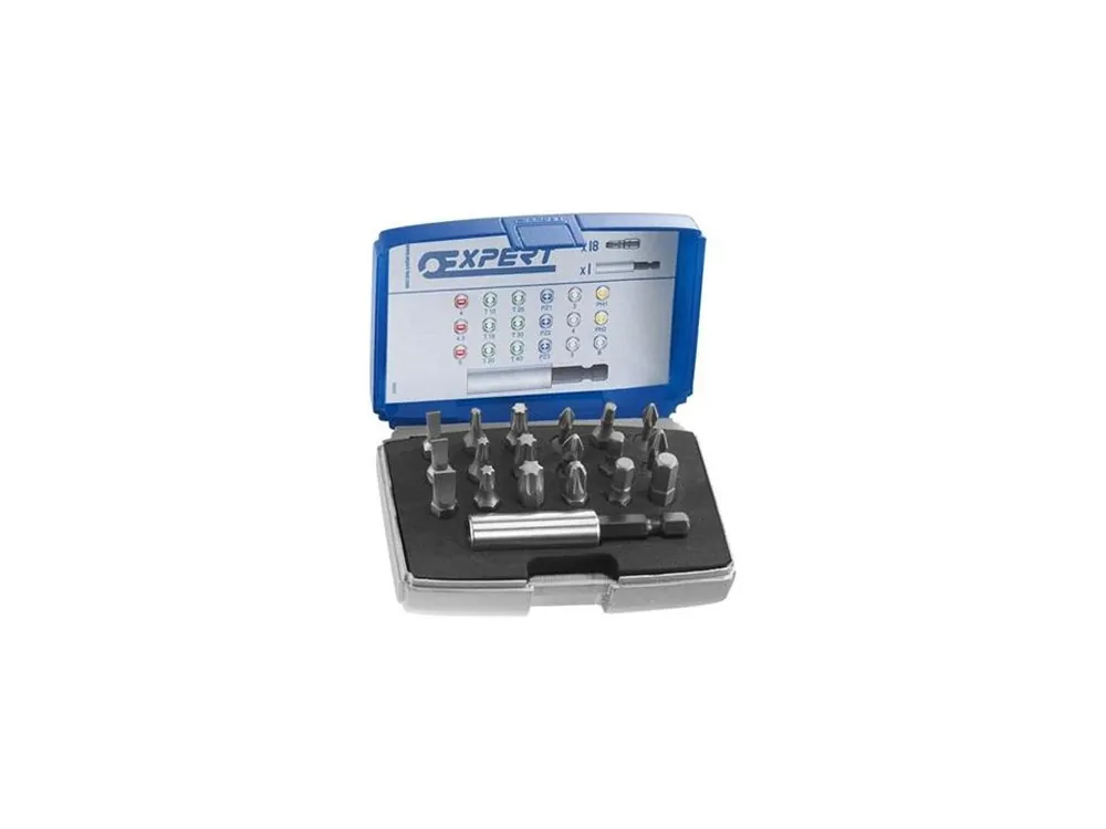 Sada bitů 1/4" 19 dílů Tona Expert E113901