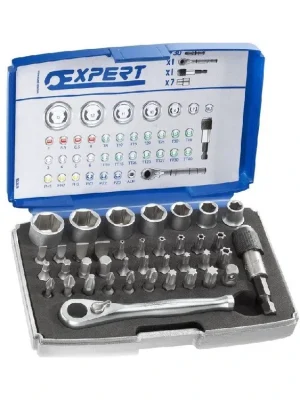 Sada bitů 1/4" 39 dílů Tona Expert E131705