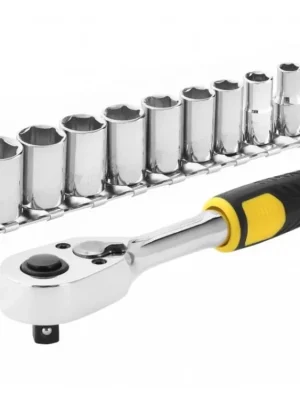 Sada 1/4" ráčny s 12hrannými hlavicemi STANLEY STMT82666-0