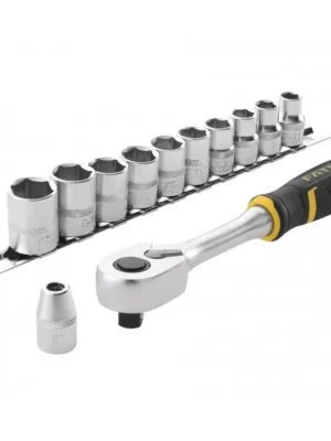 Sada 3/8" ráčny s 12hrannými hlavicemi a bity Stanley FatMax FMMT82680-0