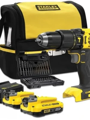Aku bezuhlíková příklepová vrtačka 18V 2,0Ah Li-Ion SFMCD711DSA Stanley FatMax V20