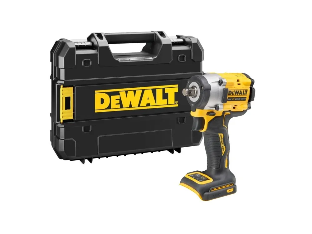 Aku bezuhlíkový rázový utahovák 1/2" 18V XR DCF921NT DeWALT