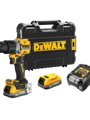 Aku bezuhlíková příklepová vrtačka 18V XR 1,7Ah POWERSTACK DCD805E2T DeWALT