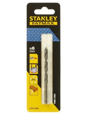 Přesný vrták do kovu se zúženou spičkou Ø 6,0mm Stanley FatMax STA51068
