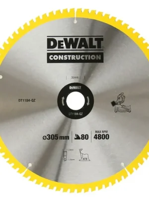 Pilový kotouč 305x2,2x30mm, 80 zubů DT1184 DeWALT