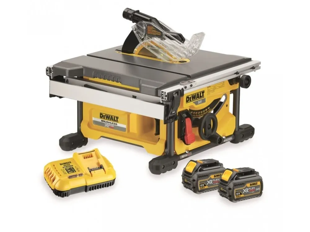 Aku stolní pila 54V XR 6,0Ah Li-Ion FLEXVOLT DCS7485T2 DeWALT