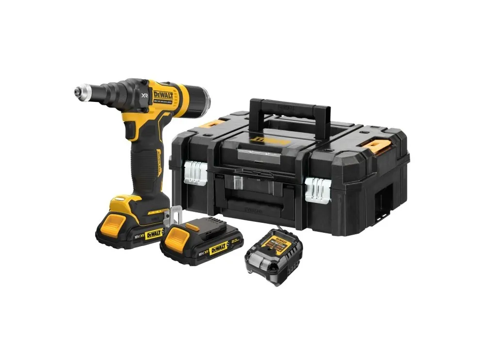 Aku nýtovací kleště 4,8mm 18V 2,0Ah Li-Ion DCF403D2GT DeWALT