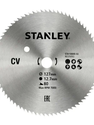 Pilový kotouč 127x12,7mm, 80 zubů STA10000 STANLEY