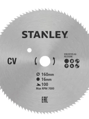 Pilový kotouč 160x16mm, 100 zubů STA10155 STANLEY