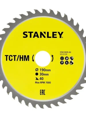 Pilový kotouč 190x30mm, 40 zubů STA13035 STANLEY