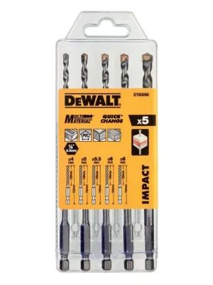 Sada vrtáků 5dílná 4-8mm 1/4" Multimaterial DT60099 DeWALT