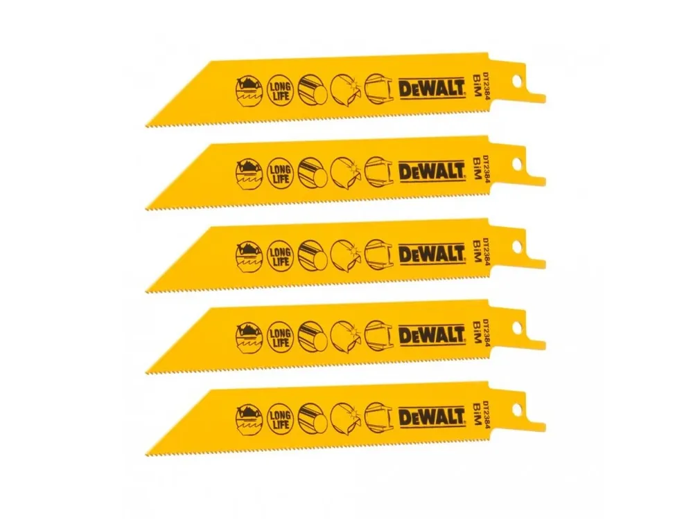 Sada pilových plátků na kov 5dílná DeWALT DT2384
