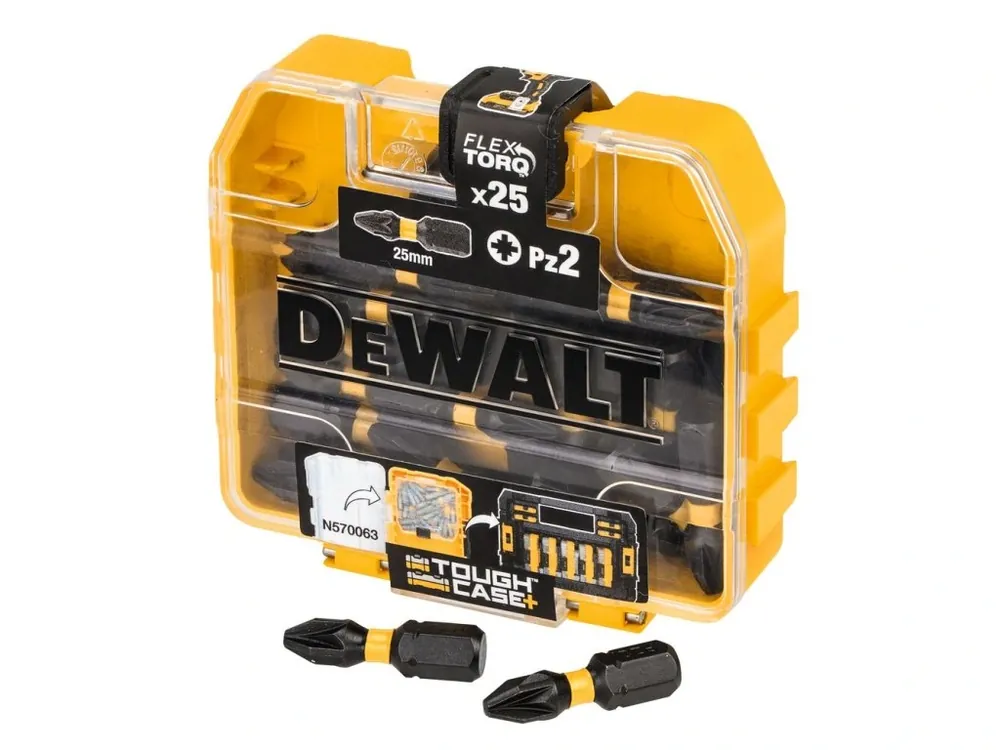 Bit 1/4" Pz2 x 25 mm IMPACT Torsion 25ks DT70556T DeWALT