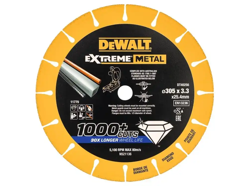 Dia řezný kotouč EXTREME METAL 305 x 25,4mm DeWALT DT40256