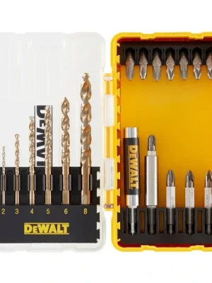 19dílná sada vrtáků do kovu a bitů DeWALT DT70711