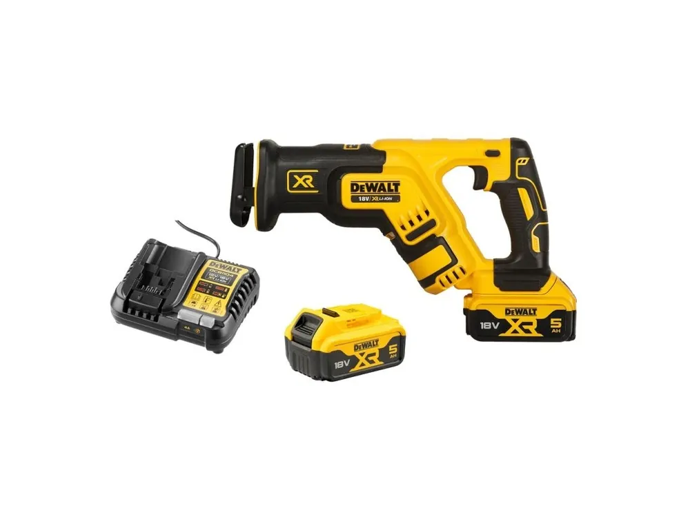 Aku mečová pila 18V 5,0Ah Li-Ion DCS367P2 DeWALT
