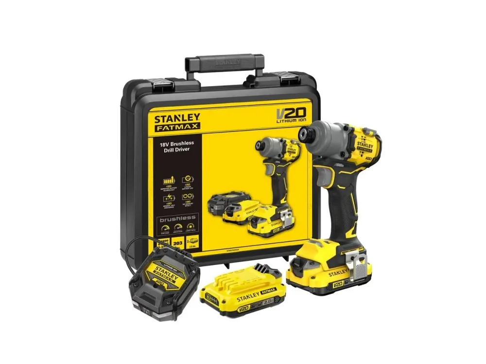 Aku rázový utahovák 18V 2,0 Li-Ion SFMCF830D2K Stanley FatMax V20