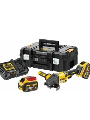 Aku bruska úhlová 125mm 54V 6,0Ah Li-Ion XR FLEXVOLT DCG418T2 DeWALT