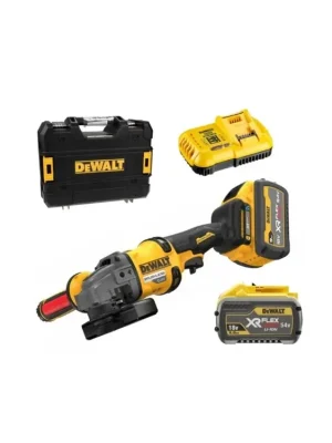 Aku bruska úhlová s bezp.rukojetí 125mm 54V 9,0Ah Li-Ion XR FLEXVOLT DCG418SHDX2 DeWALT