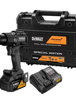 Aku bezuhlíková příklepová vrtačka 18V 5,0Ah Li-Ion McLaren DeWALT DCD86MP1T