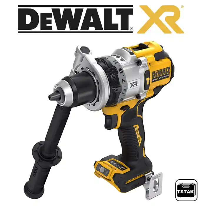 DCD1007NT Aku vrtačka příklepová bezuhlíková 18V - pouze tělo, kufr TStak, DeWALT